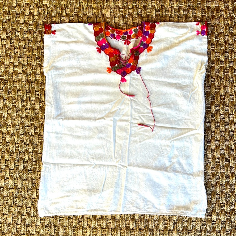 Oaxacan embroidered shirt